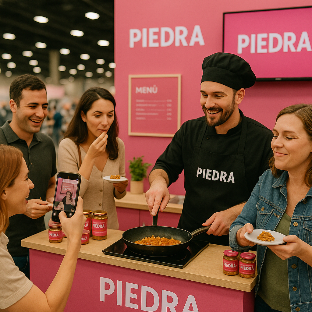 Muestra de platillos pequeños y postres